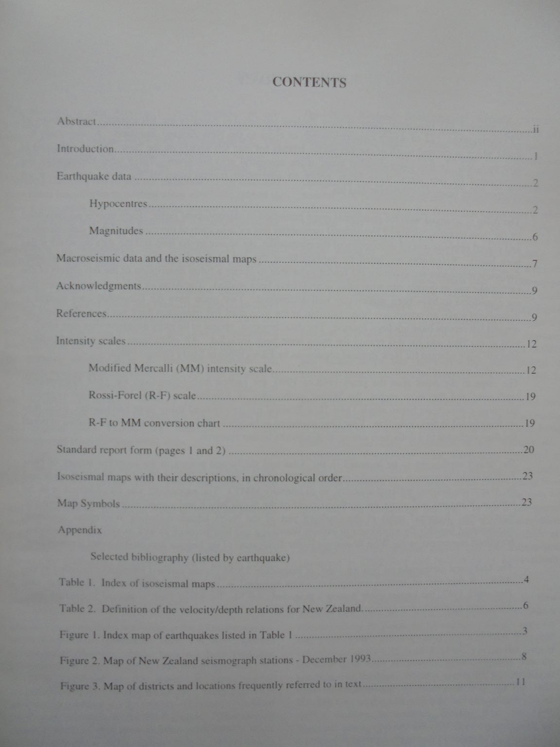 Atlas of Isoseismal Maps of New Zealand Earthquakes. (Institute of Geological &amp; Nuclear Sciences monograph 11) by G. L. Downes.