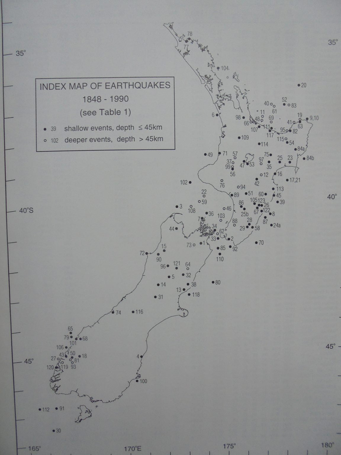 Atlas of Isoseismal Maps of New Zealand Earthquakes. (Institute of Geological &amp; Nuclear Sciences monograph 11) by G. L. Downes.
