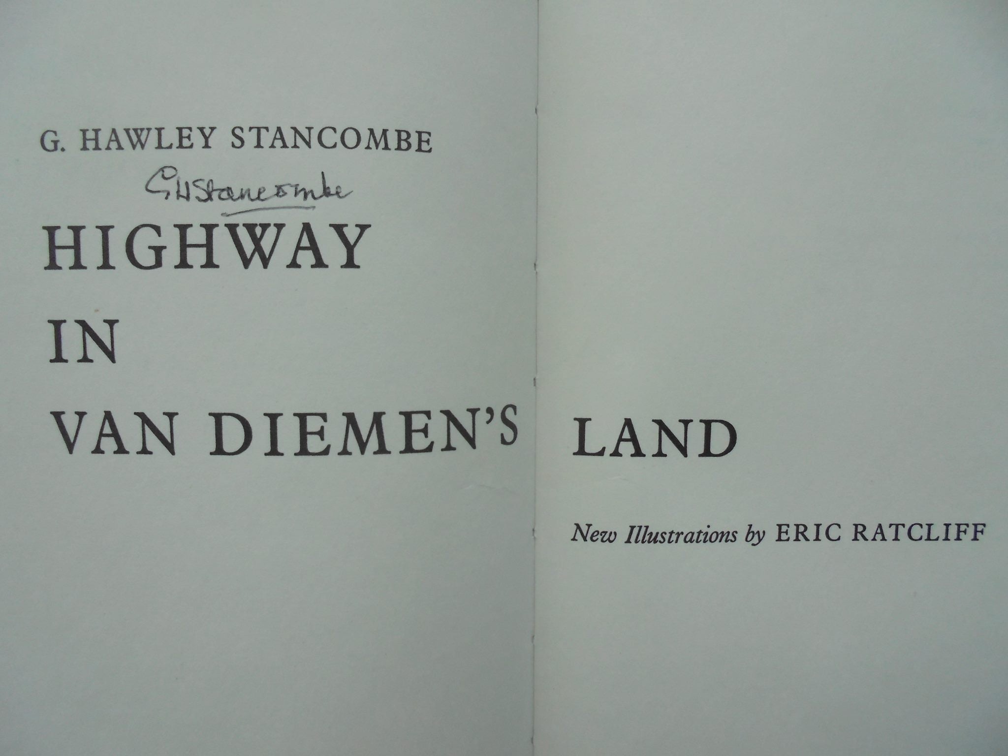 Highway in Van Diemen's Land by G. Hawley Stancombe