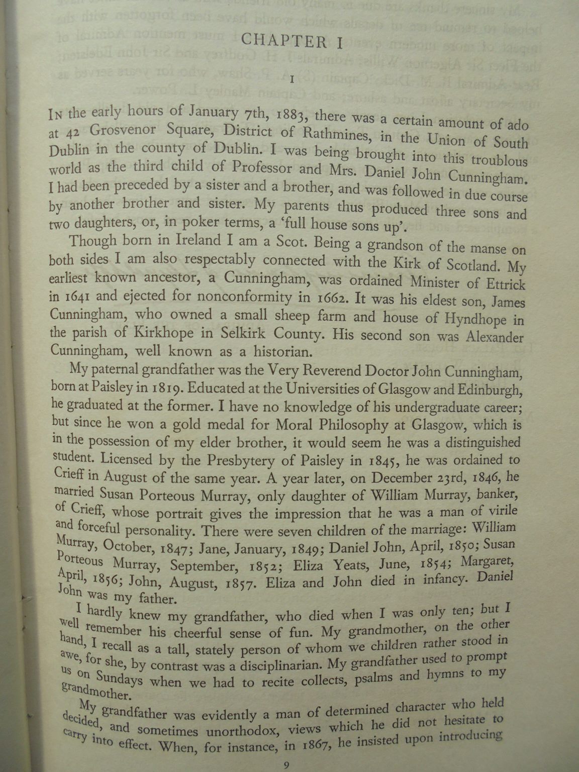 A Sailor's Odyssey: the autobiography of Admiral of the Fleet, Viscount Cunningham of Hyndhope.