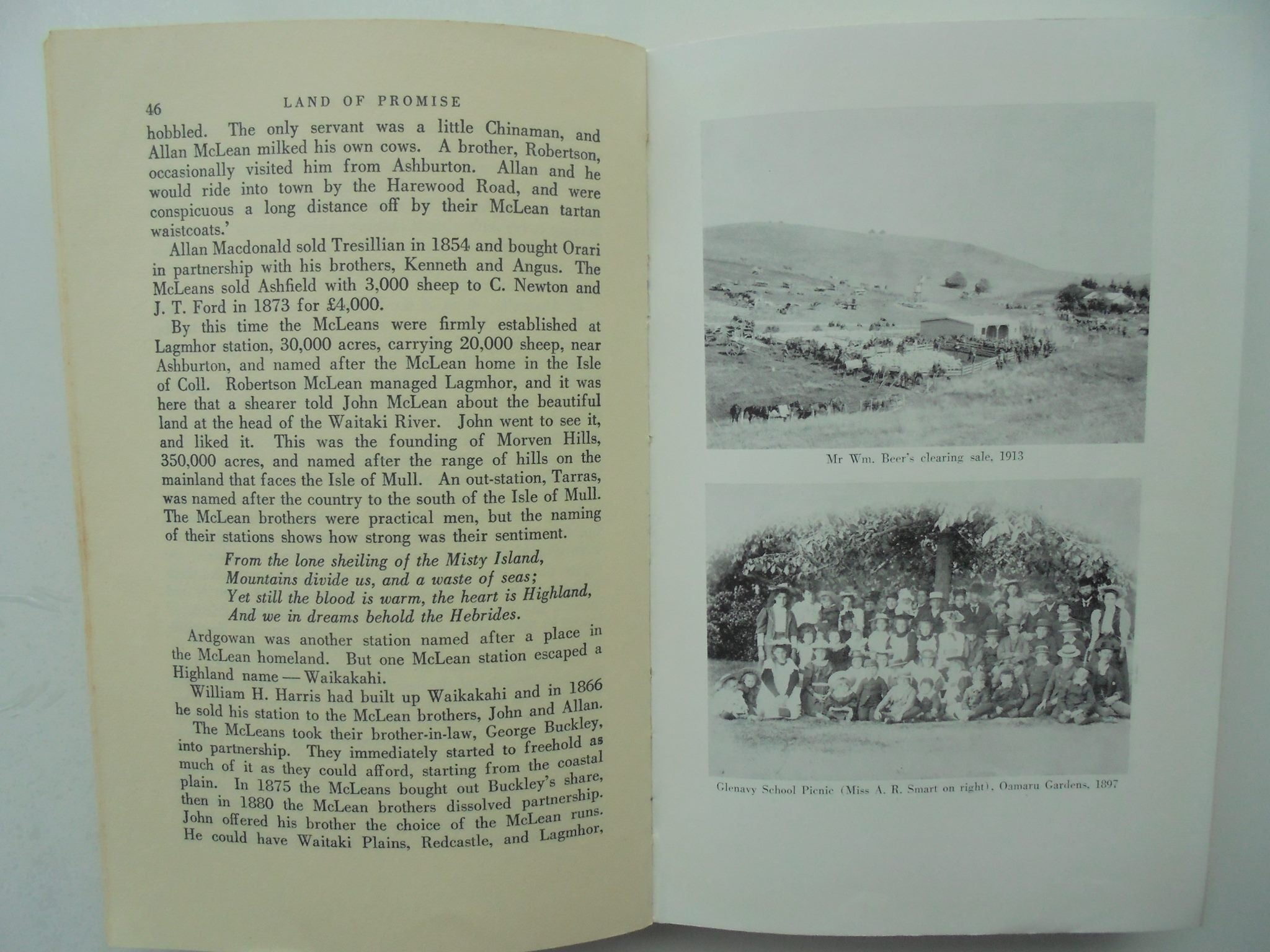 Land of Promise: The Story of Waikakahi by William Vance.