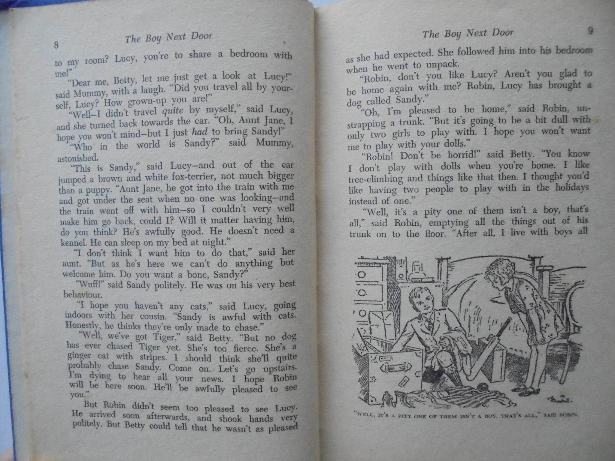 Enid Blyton: The Boy Next Door. 1st edition 1949 & The O'Sullivan Twins. 1952.