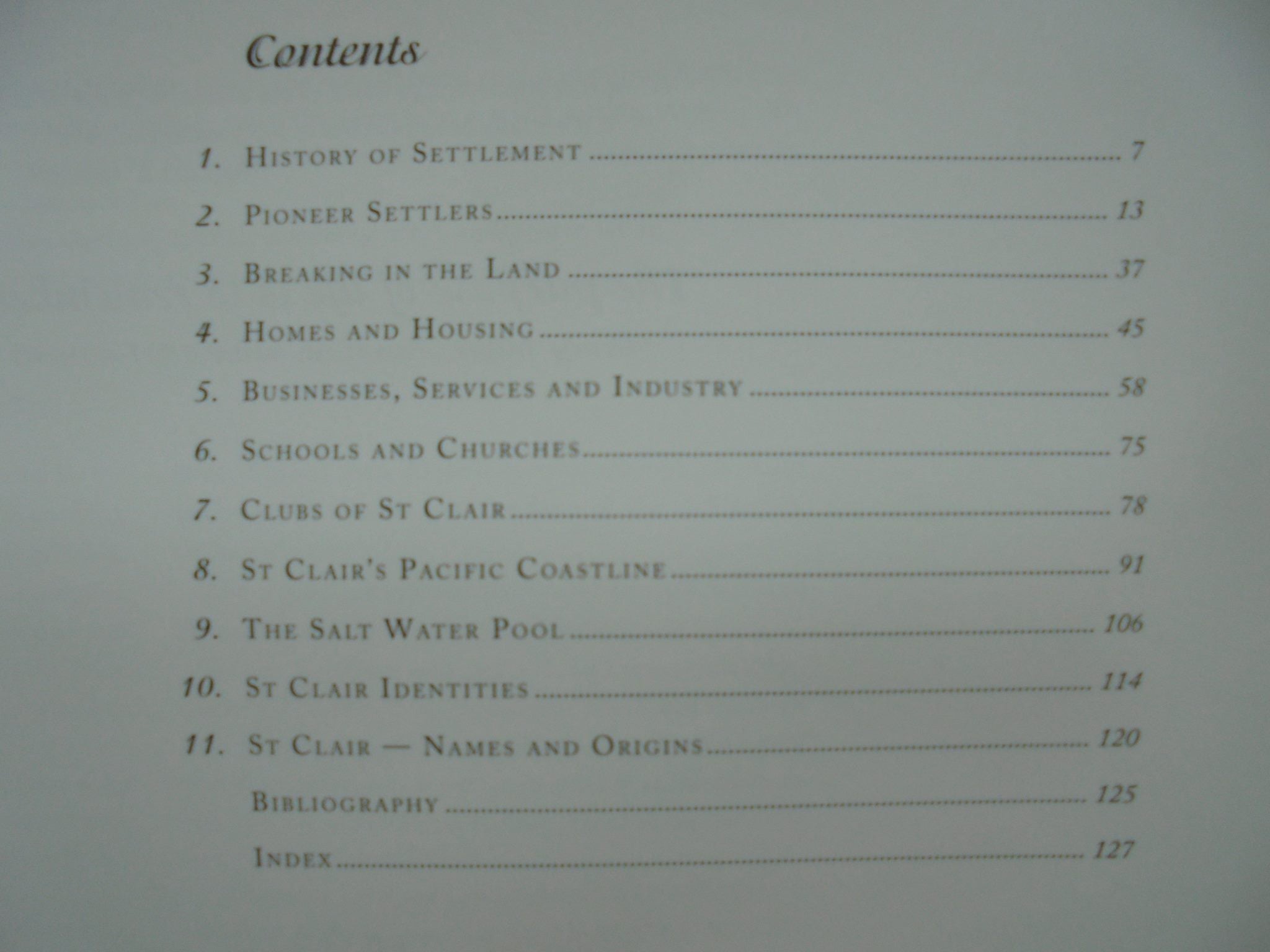 Our St Clair: A Resident's History. By Barbara A. Newton. SIGNED.