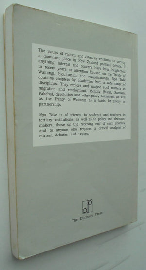 Nga Take: Ethnic Relations and Racism in Aotearoa/New Zealand. By Paul Spoonley. David Pearson. Cluny Macpherson