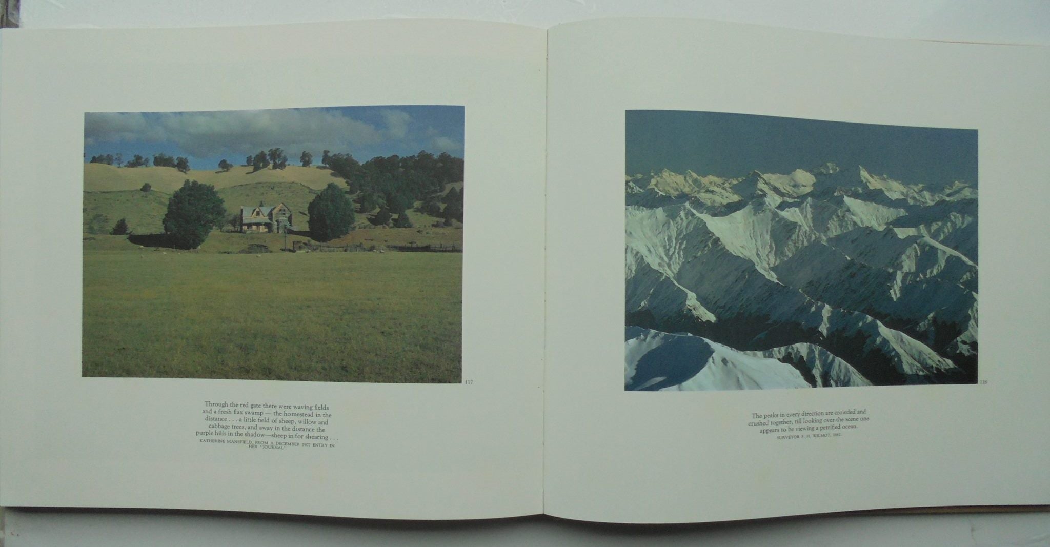 New Zealand: Dramatic Landscape. By James Siers (in slip case)