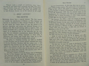 Rotary in New Zealand (1921-71) by F. G. HALL-JONES.