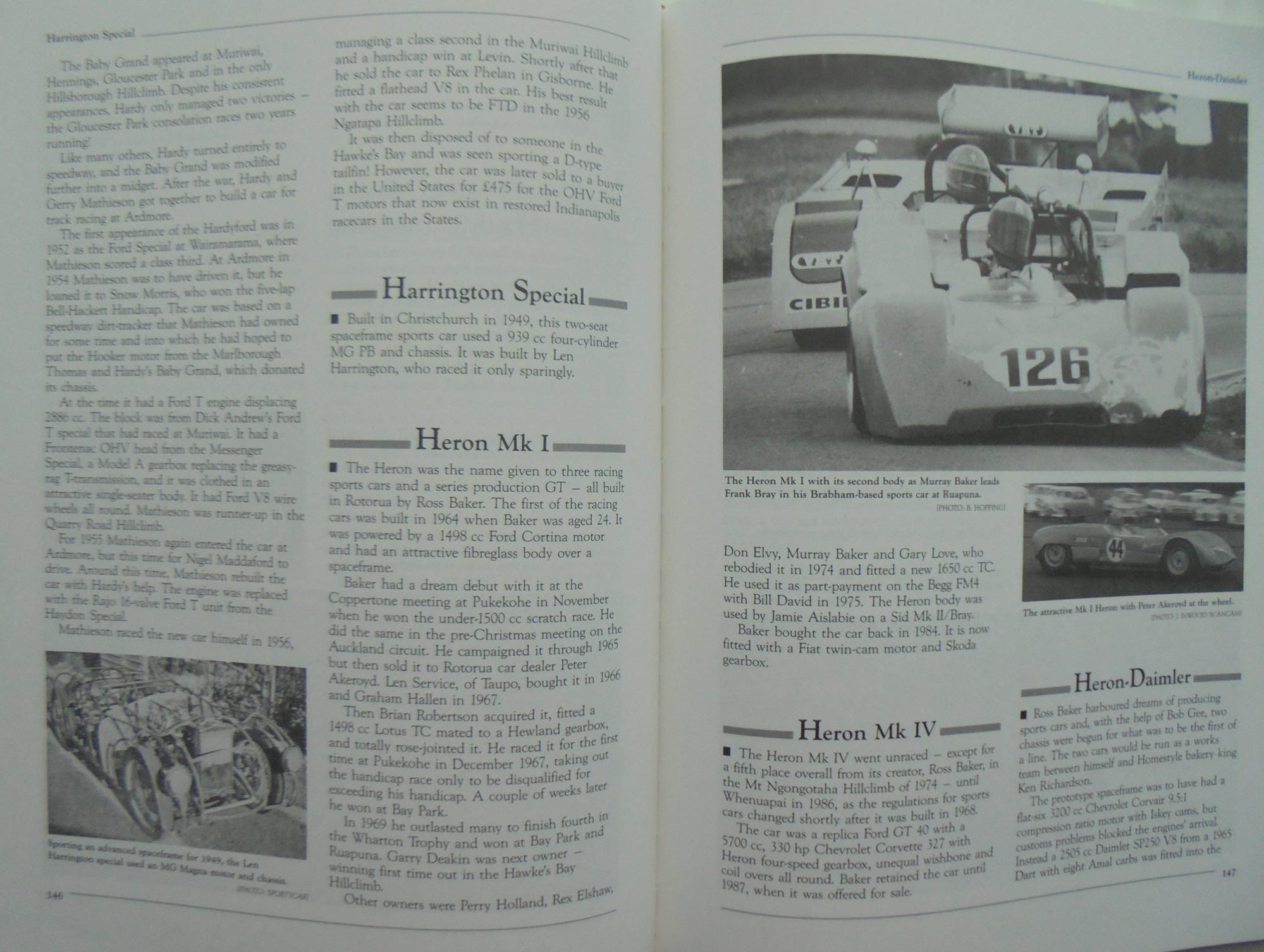 Historic Racing Cars of New Zealand By Graham Vercoe.