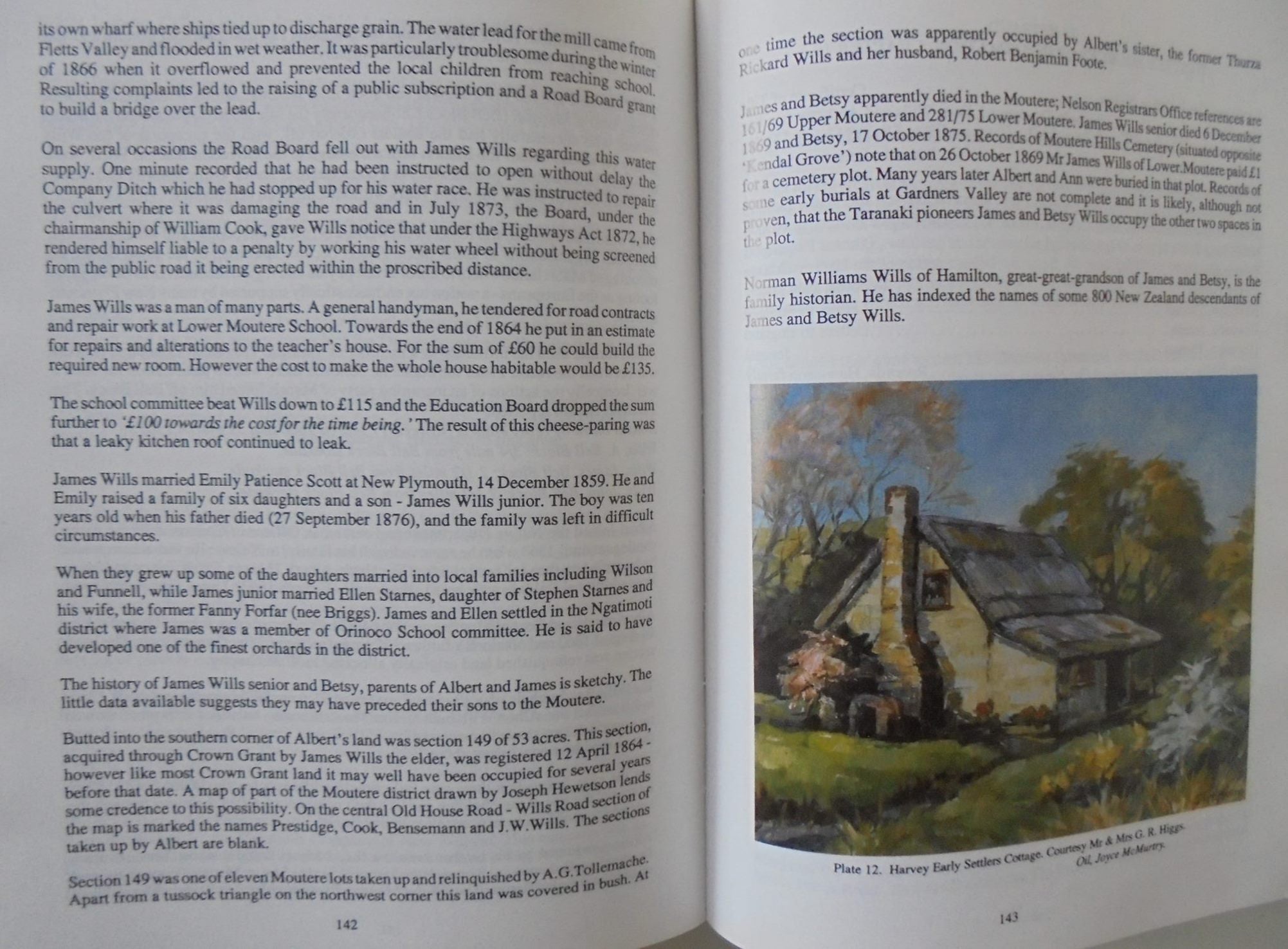 A Versatile Community The History of the Settlers of Central Moutere by George McMurtry. SIGNED BY AUTHOR.