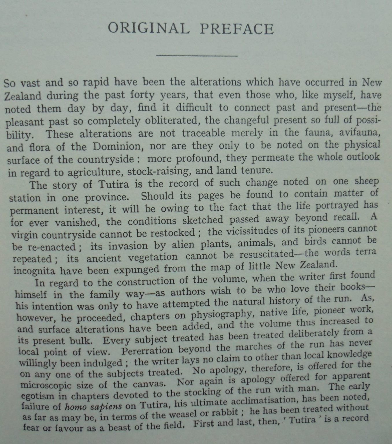 Tutira : The Story of a New Zealand Sheep Station by H Guthrie Smith.