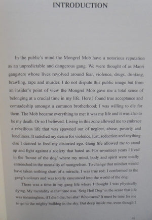 True Red. The Life of an Ex-Mongrel Mob Gang Leader. SIGNED By Tuhoe 'Bruno' Isaac, Bradford Haami.