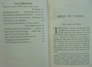 Speed on Wheels. First Edition 1949. By Sir Malcolm Campbell