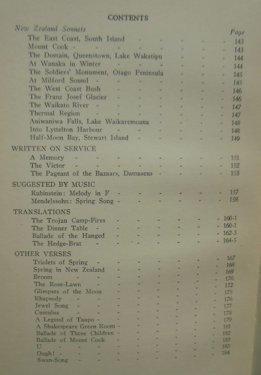 Diversions of a Professor in New Zealand by D. W. Carmalt Jones.