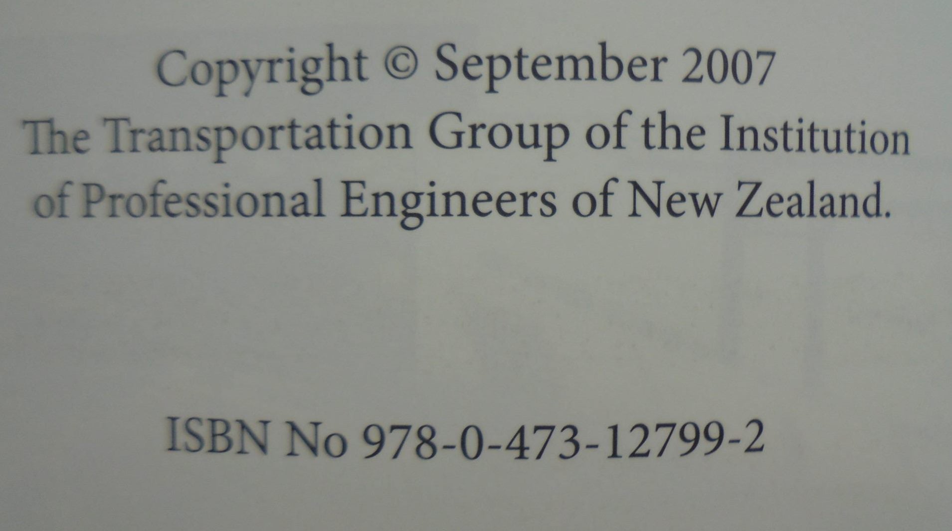 A Wheel on Each Corner : History of the IPENZ Transportation Group : transportation engineering in New Zealand, 1956-2006 by Malcolm Douglass. (1932-2022).