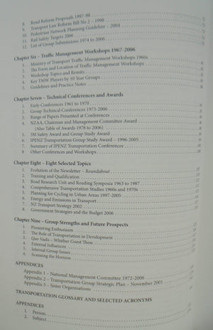 A Wheel on Each Corner : History of the IPENZ Transportation Group : transportation engineering in New Zealand, 1956-2006 by Malcolm Douglass. (1932-2022).