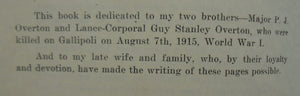 Fifty years of sheep Farming in Canterbury, Otago and Southland by C. F .Overton. 1949, First Edition. VERY SCARCE.