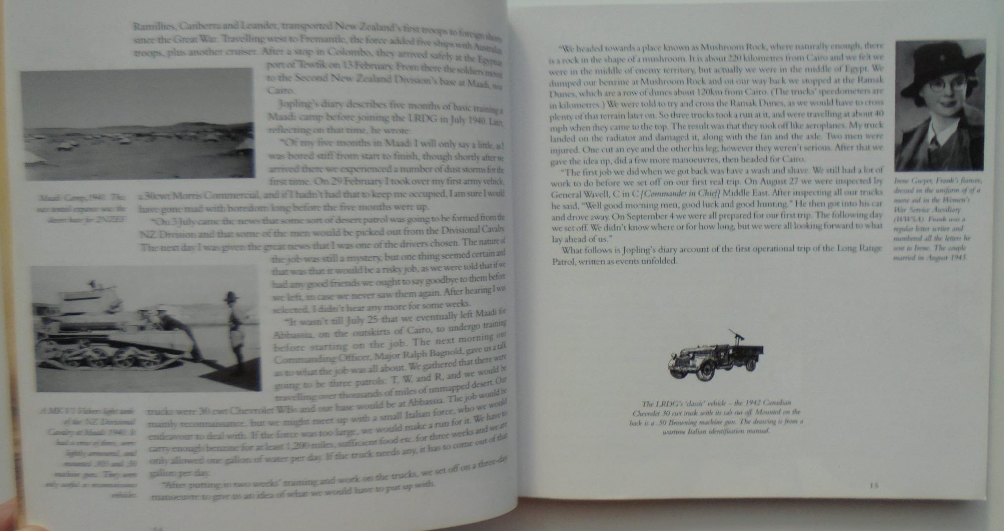 Bearded Brigands The Legendary Long Range Desert Group in the Diaries and Photographs of Trooper Frank Jopling. Edited by Brendan O'Carroll.