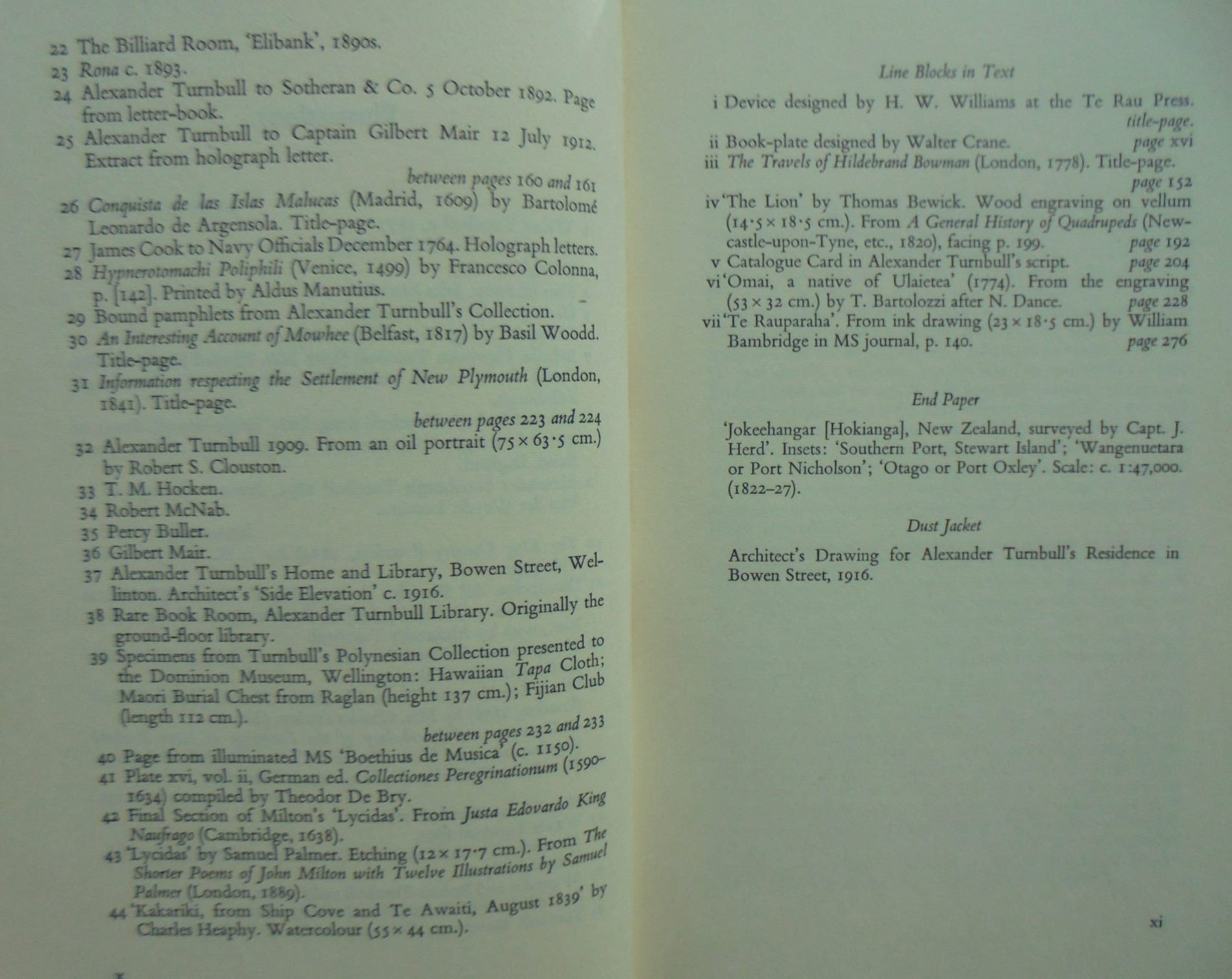 Alexander Turnbull: His Life, His Circle, His Collections by Eric H. McCormick.