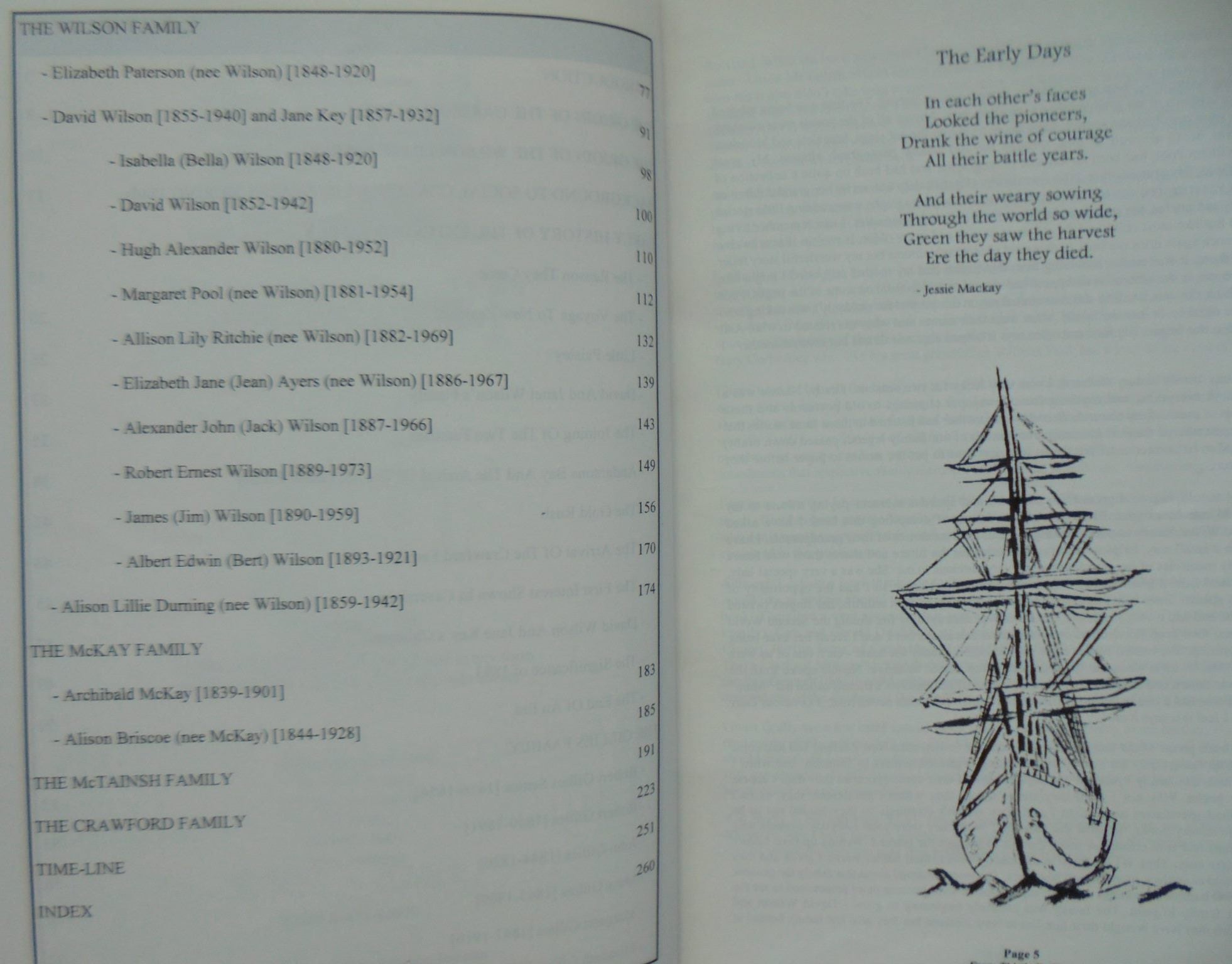 From Thistle to Fern : 150 years of a Scottish family in New Zealand, 1848-1998 compiled by Heather Bray. SIGNED & DATED BY AUTHOR.