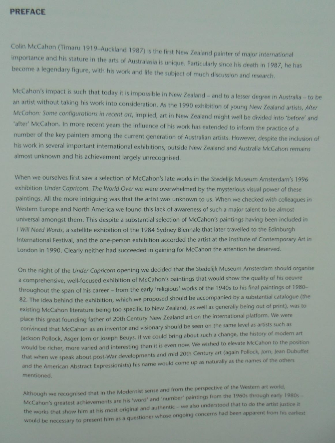 Colin McCahon A Question of Faith By M. Bloem, M. Browne. SCARCE.