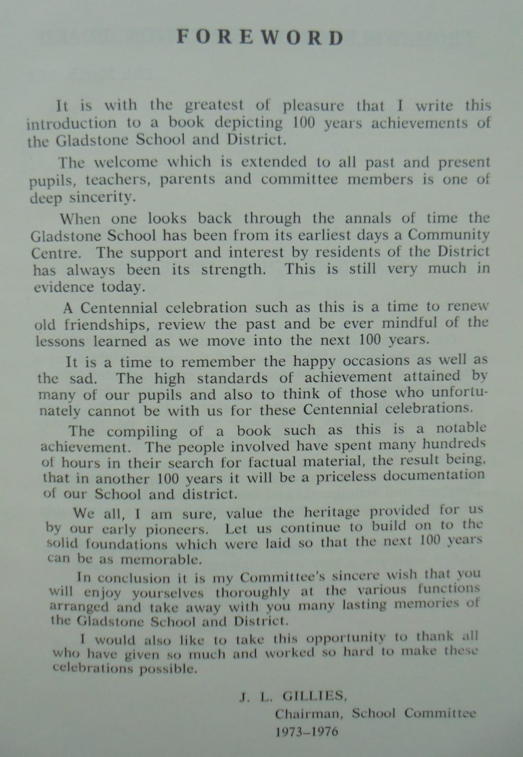 Gladstone, A History of Gladstone and Surrounding Districts. by Kevin J. Fearon.