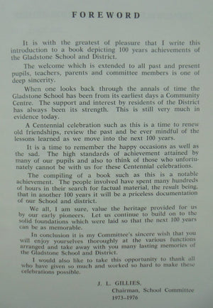 Gladstone, A History of Gladstone and Surrounding Districts. by Kevin J. Fearon.