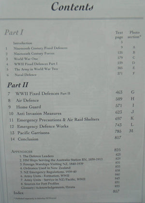 Defending New Zealand Ramparts on the Sea 1840-1950'S By Peter Cooke. VERY SCARCE. THREE VOLUME SET.