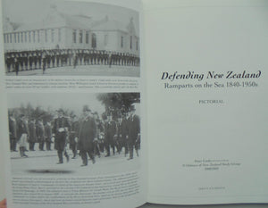 Defending New Zealand Ramparts on the Sea 1840-1950'S By Peter Cooke. VERY SCARCE. THREE VOLUME SET.