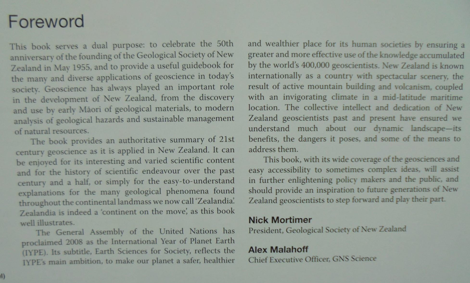 A Continent on the Move New Zealand Geoscience into the 21st Century By Ian Graham (Edited by).