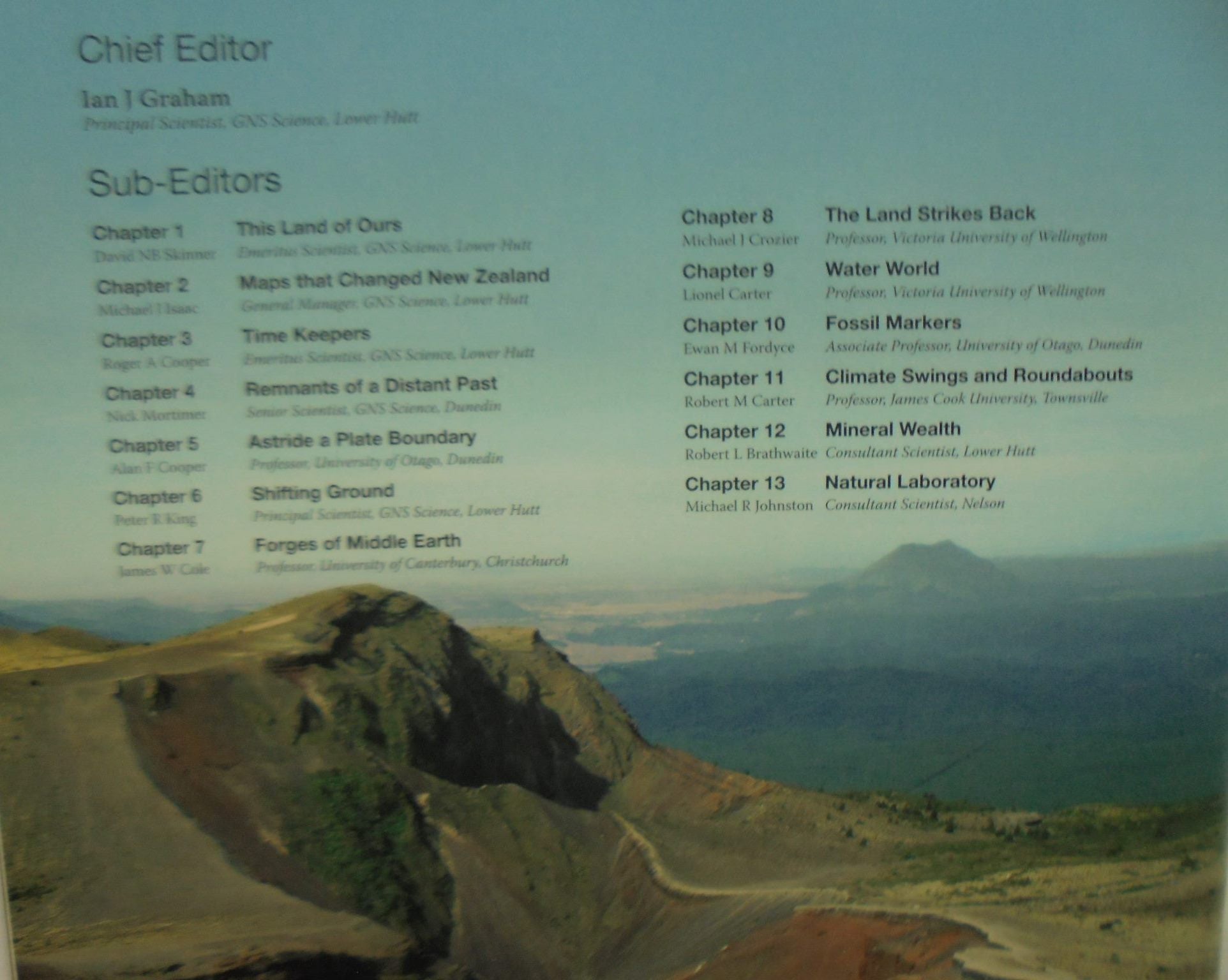 A Continent on the Move New Zealand Geoscience into the 21st Century By Ian Graham (Edited by).&nbsp;