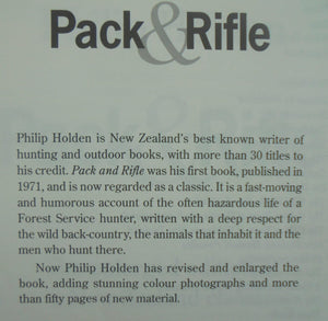 Pack & Rifle: The Enlarged Edition of a New Zealand Classic by Philip Holden.