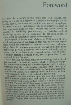 Littledene Patterns Of Change. By H.C.D. Somerset.