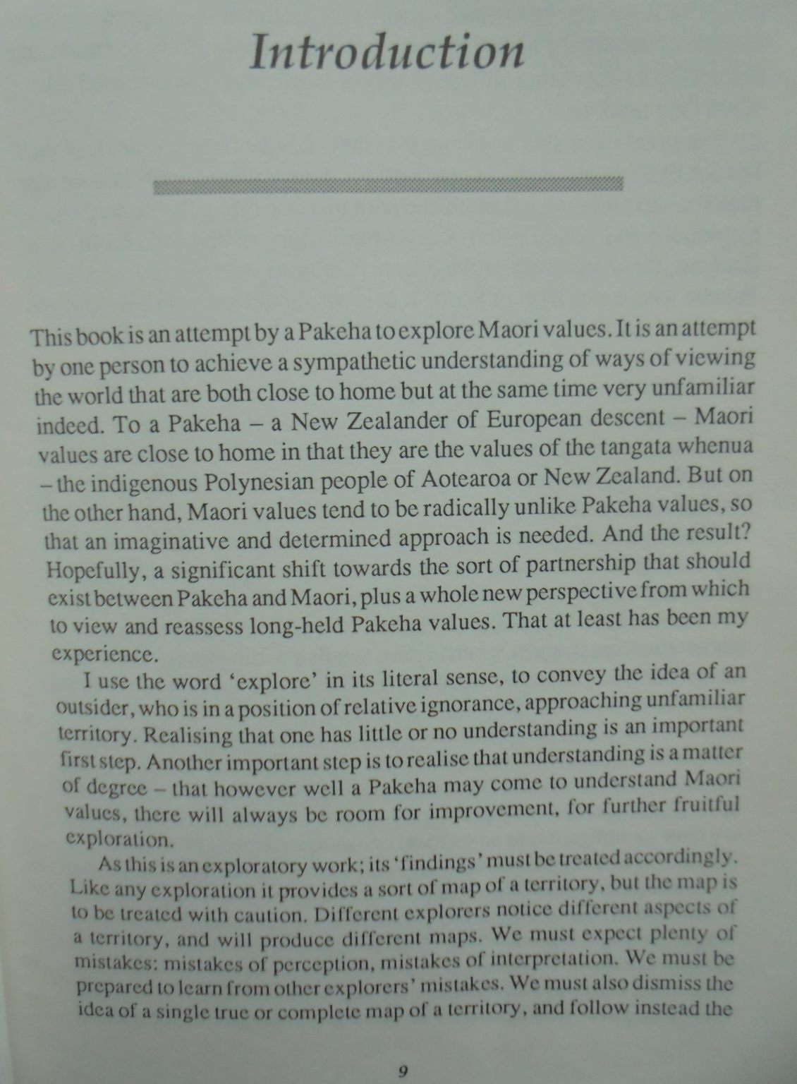 Exploring Maori Values By John Patterson