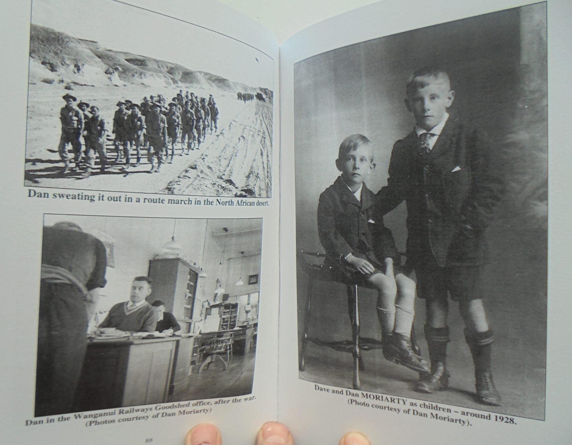 A Moriarty story : a record of Irish folk who emigrated from Coom, County Kerry, Ireland, to New Zealand in the late 1870's / compiled [i.e. written] by Brian Moriarty. SIGNED BY AUTHOR.