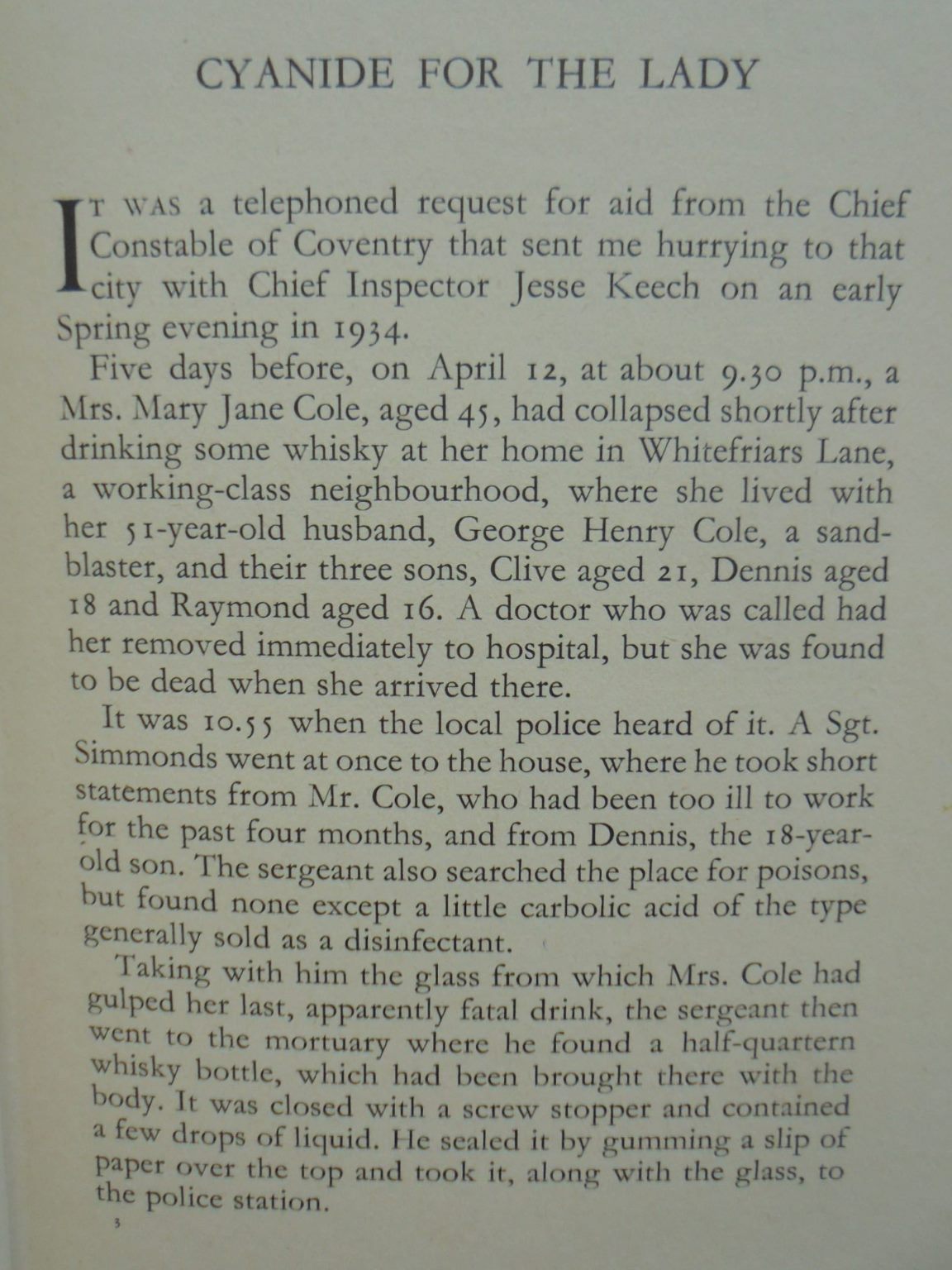 Calling Scotland Yard : Being The Casebook Of Chief Superintendent Arthur Thorp. Presented by A. Noyes.