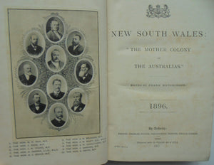 New South Wales: The Mother Colony of The Australias. by Frank Hutchinson (ED)