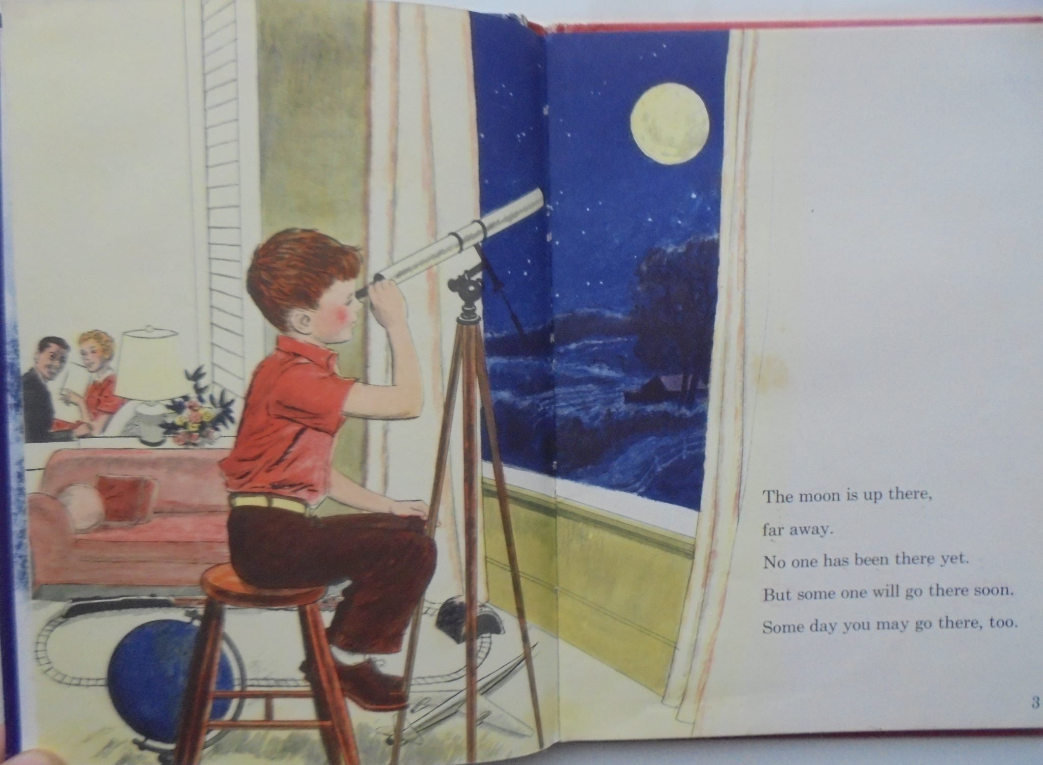 You Will Go to the Moon. (Beginner Book B11, 1962). By Mae and Ira Freeman VERY SCARCE