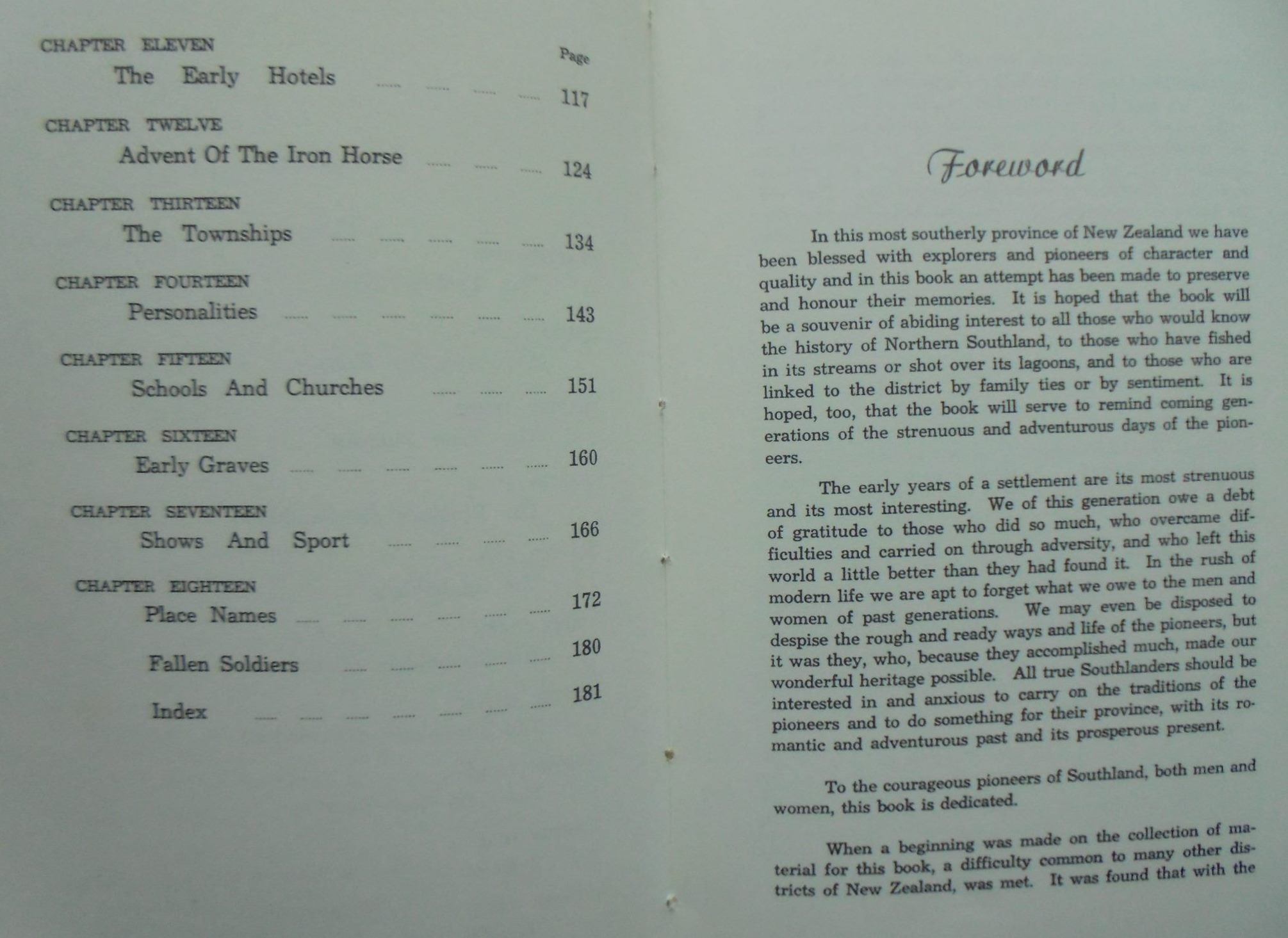 History of Northern Southland by George Alexander Hamilton. SCARCE.