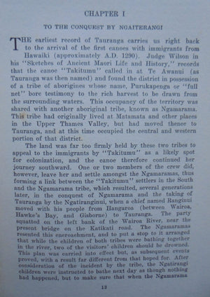 A Centennial History of Tauranga by Gifford, W H and H Bradney Williams. 1940, FIRST EDITION. SCARCE.