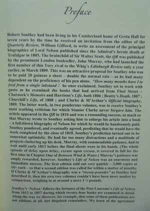 Southey's 'Nelson'. Bibliography of the 1813-1857 English Editions of Robert Southey's Life of Nelson. By Michael Nash.