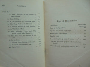 Sport in New Zealand by Lieut.-Col. Montagu Cradock. 1904. FIRST EDITION. VERY SCARCE.