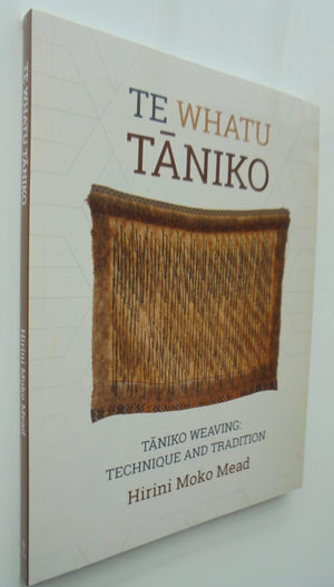 Te Whatu Taniko: Taniko Weaving : Technique and Tradition by Hirini Moko Mead.