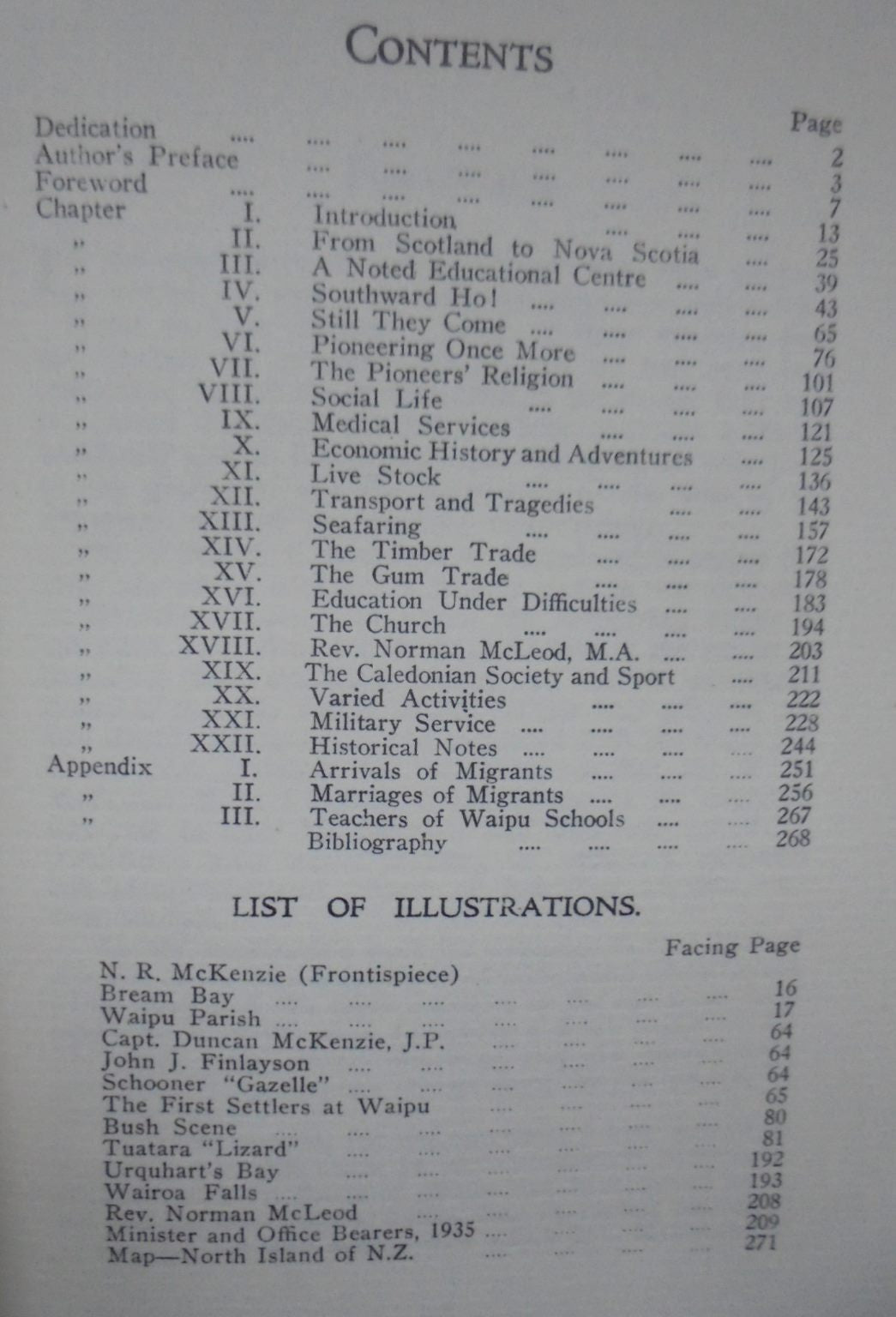 The Gael Fares Forth: The Romantic Story of Waipu and Sister Settlements. (1935) first edition