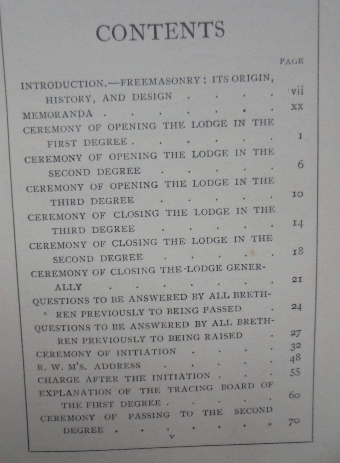 The Scottish Workings of Craft Masonry, Complete and Accurate. Comprising the Ceremonies of Opening and Closing in the Three Degrees.