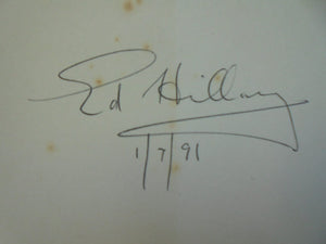 Nothing Venture, Nothing Win By Sir Edmund Hillary. SIGNED & dated by ED HILLARY.