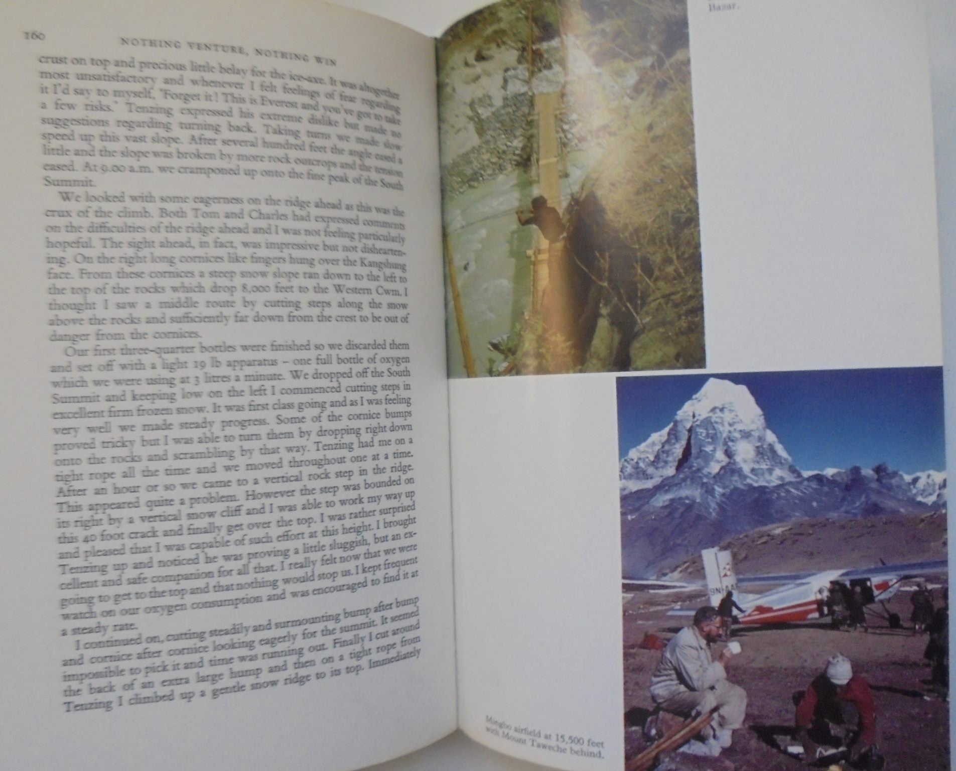 Nothing Venture, Nothing Win By Sir Edmund Hillary. SIGNED & dated by ED HILLARY.