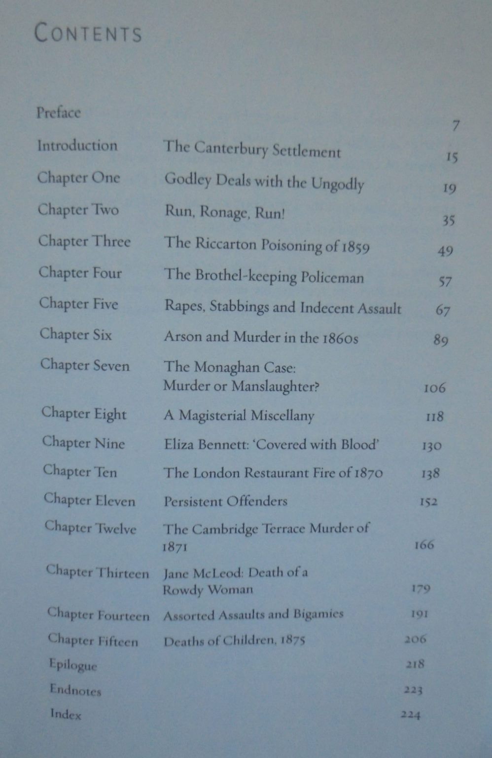 Christchurch Crimes 1850-75 Scandal and Skulduggery in Port and Town (Christchurch Crimes) By Rice, Geoffrey W.