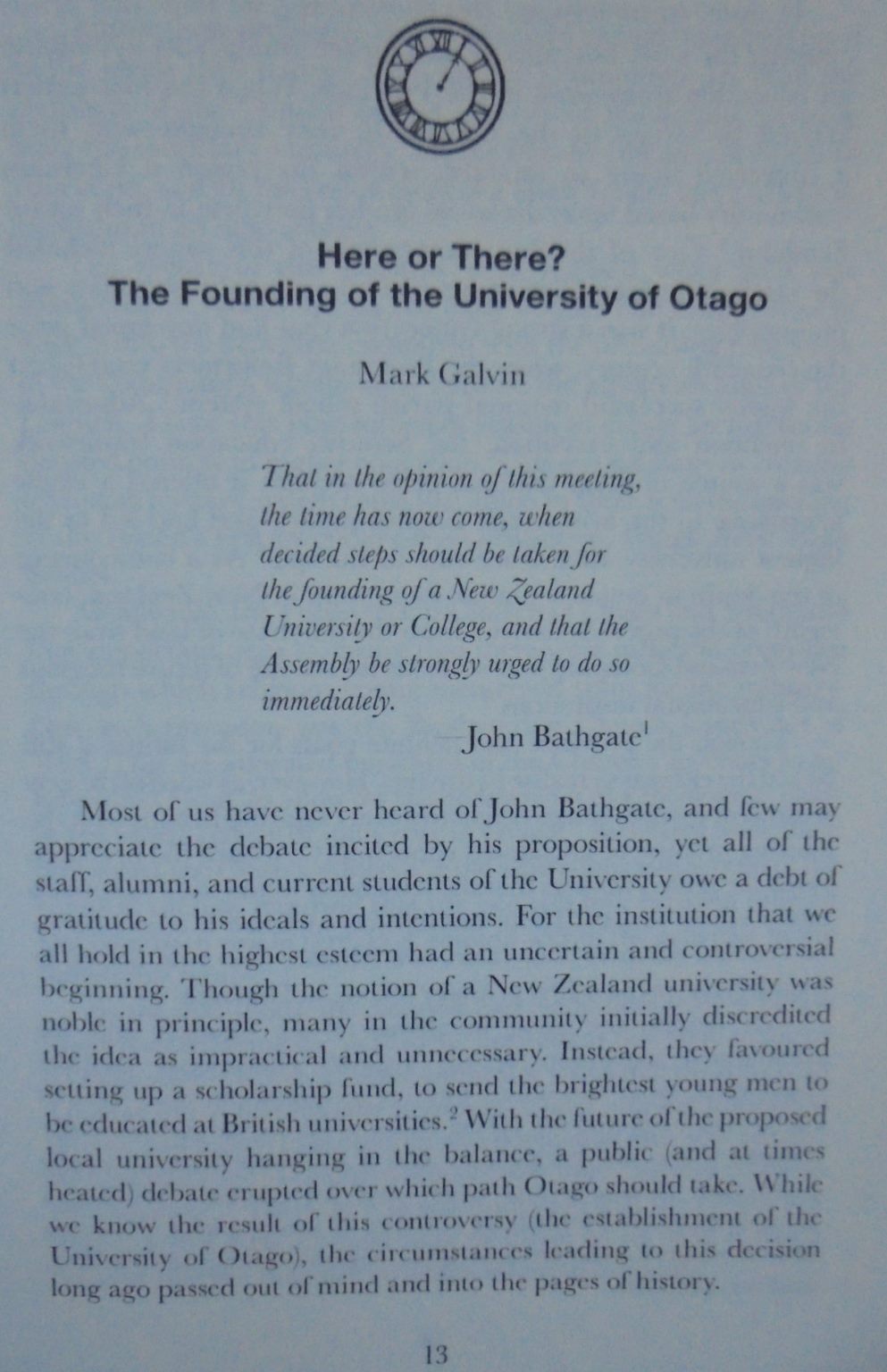 Tower Turmoil: Characters and Controversies at the University of Otago. By FISHER, MARTIN (Intro) et al