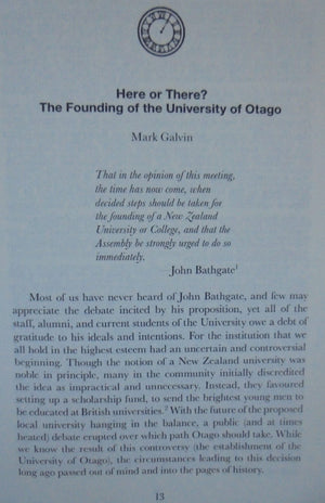 Tower Turmoil: Characters and Controversies at the University of Otago. By FISHER, MARTIN (Intro) et al