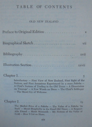Old New Zealand: Tale of the Good Old Times by a Pekeha Maori by F.E Maning