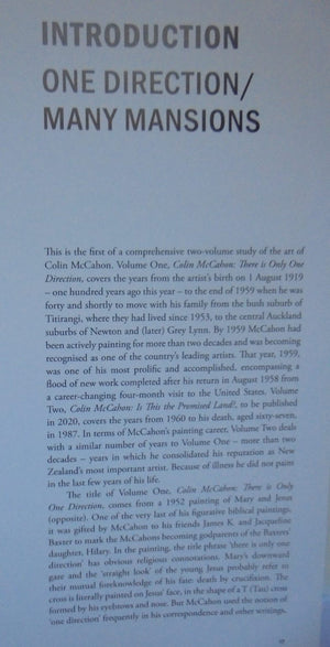 Colin McCahon: There is Only One Direction: Vol. I 1919 - 1959 By Peter Simpson